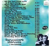 Carpenters 22 Greatest Hil songs on Karaoke CD+G