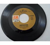CARPENTERS - BERT KAEMPFERT AND HIS ORCHESTRA 45 RPM LONELY NIGHTINGALE / RED ROSES FOR A BLUE LADY