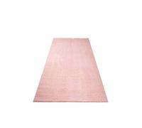 carpet city Alfombra de Pasillo de Pelo Largo - 80 x 300 cm - Rosa, Monocolor - Super Suave - Suave micropoliéster alfombras Dormitorio - Moderna Alfombra de Pelo Largo para salón
