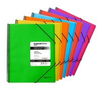 Carpet Fundas PP Translúcido Rígido Rayado Oblicuo A4 30 Fundas Violeta Blackline Grafoplás