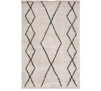 Carpet Living Alfombra de decoración en tela blanca 160x230cm