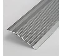 Carpet/Tile Threshold Reducer for Vinyl Flooring,Transition Strip Ramp Threshold Door Transition Strip, Edge ramp Reducer Molding, Matte Frosted Finish(Iron)