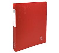 Carpeta 4 anillas 30 mm PP Opaque, polipropileno), colores rojo - Lote de 10