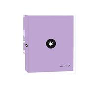Carpeta 4 anillas 40 mm mixtas liderpapel antartik a4 forrada color lavanda - AW64