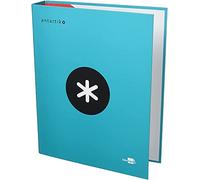 Carpeta 4 anillas 40 mm mixtas liderpapel antartik a4 forrada color menta - AW63