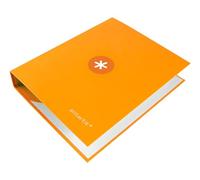 CARPETA 4 ANILLAS 40 MM MIXTAS LIDERPAPEL ANTARTIK A4 FORRADA COLOR MOSTAZA