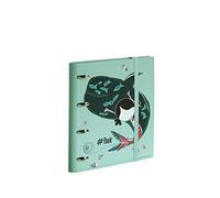 Carpeta 4 anillas con recambio diseño Flow, Serie Muxote