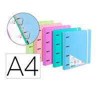 Carpeta 4 Anillas De 35 Mm Carchivo Din A4 Polipropileno Con Recambio Soft Foam Style