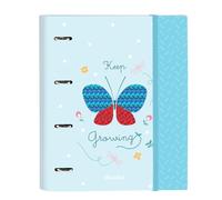Carpeta Equipada BLACKFIT8 Mariposa, Din-A4 4 Anillas 30 mm.