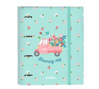 Carpeta 4 Anillas de 35 mm de Glowlab Pepa con 100 Hojas A4, 270x35x320 mm