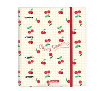 Carpeta 4 Anillas de 35 mm de Safta Cherry con 100 Hojas A4, 270x35x320 mm