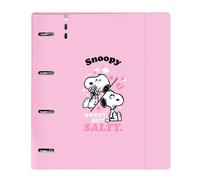 Carpeta A4 anillas Snoopy con recambio