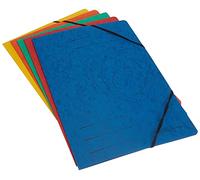Herlitz Colorspan - Lote de carpetas de gomas (5 unidades, A4), varios colores
