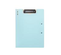 Carpeta A4 multicolor, almohadilla de escritura multifuncional doble Clip, contratos datos, archivos, acabado, suministros oficina, expansión(Blue)