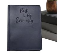 Carpeta A6, organizador ligero, de recarga resistente, para hombres, mujeres, adolescentes, jóvenes, estudiantes, oficina, escuela, viajes, planificación familiar, planificador de