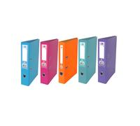 Archivador de palanca liderpapel a4 documenta forrado pvc con rado lomo 52mmblanco compresor metalico - AY18