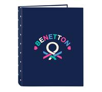 Carpeta Archivador BENETTON Drop, Folio 4 Anillas 25 mm.