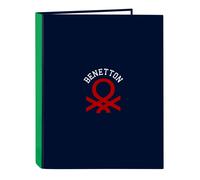 Carpeta Archivador BENETTON Together, Folio 4 Anillas 25 mm.