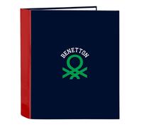 Carpeta Archivador BENETTON Together, Folio 4 Anillas 40 mm.