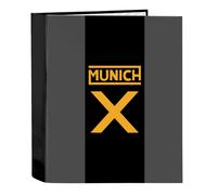 Carpeta Archivador MUNICH Moonless, Folio 4 Anillas 40 mm.