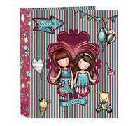 Carpeta Archivador SANTORO GORJUSS Fireworks, Folio 4 Anillas 40 mm.