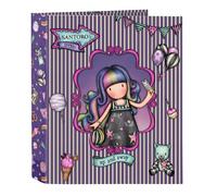 CARPETA F. 4 ANILLAS 35MM LOMO ANCHO GORJUSS™ FAIRGROUND "UP AND AWAY" Multicolor