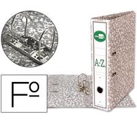 Carpeta archivadora con palanca Folio Classic Cartón encolado gris con lomo Rado 75 mm Gris