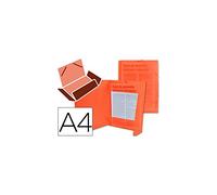 Carpeta liderpapel gomas solapas 34960 polipropileno din a4 rojo translucido - CG68