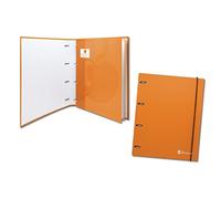 Carpeta BISMARK Carton 4A, A4 C/Recambio Naranja