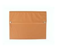 Carpeta Broches Solapas SARO PVC, Folio Naranja