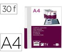 Carpeta Canguro 30 Bolsas Polipropileno Din A4 Tapa Transparente Y Lomo Personalizable