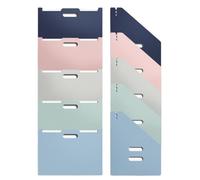 carpeta Carpetas de archivos A4 de 2 piezas con 13 bolsillos, organizador portátil de acordeón de gran capacidad for la escuela, la oficina y el hogar archivadoras(Groen)