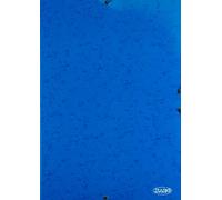 Carpeta cartón folio solapas azul paquete 14 unidades