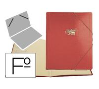 Carpeta Clasificador Carton Compacto Saro Folio Roja -12 Departamentos