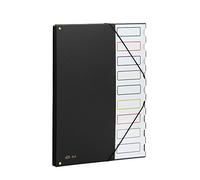 Tapa Clasificador Marrón c/ 9 Departamentos Negro