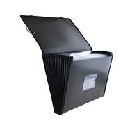 CARPETA CLASIFICADORA A4 FUELLE GOMAS PP 12DPTO COLORES SUR