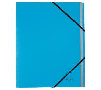 carpeta clasificadora de carton 12 posiciones a4 recycle 100 azul leitz 39150035