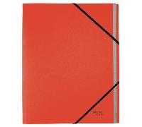 Leitz Carpeta clasificadora de carton 12 posiciones a4 recycle 100% rojo 39150025