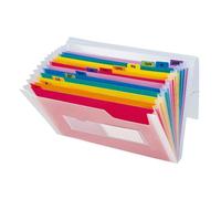 Carpeta Clasificadora Fuelle Liderpapel A4 13 Compartimentos Transparente