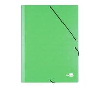Carpeta Clasificadora Liderpapel Folio Prolongado Cierre con Goma Verde Claro
