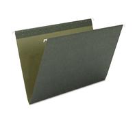 Carpeta colgante Smead sin pesta as, tama o carta, verde est ndar, 25 por caja (64010)