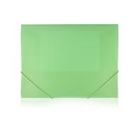 Carpeta con Cierre de Gomas - Tamaño A4+ MAXI - REF 518058 - Colores BLUSH PASTEL Acabado mate y Brillo interior by Office Box. (4 Ud. Verde Blush)