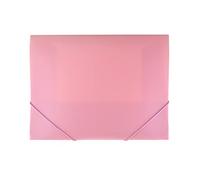 Carpeta con Cierre de Gomas - Tamaño A4+ MAXI - REF 518058 - Colores BLUSH PASTEL Acabado mate y Brillo interior by Office Box. (4 Ud. Rosa Blush)