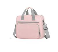 Carpeta con cremallera de 3 pulgadas y 3 anillas con correa para el hombro, con tela Oxford de nailon de 31 x 11 x 34 cm, 3 anillos adecuados para oficina y almacenamiento, mejora tu organización