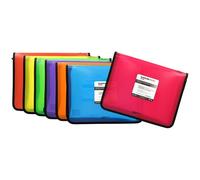 Grafoplás 4800660 - Carpeta con cremallera, color amarillo, A4+, cubierta de polipropileno. Modelo Blackline Cristal