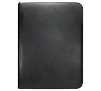 Carpeta con cremallera ultra pro 9 bolsillos negro