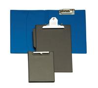Carpeta Con Pinzas Miniclip Lateral Folio Pvc Con Bolsa Interior Negro Grafoplás