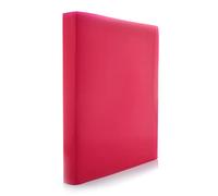 Carpeta de 80 Fundas Active - Ref. 198-R- Portadas Flexibles con bolsillos interiores, Fundas Ultra Cristal - Incluye 91 Adhesivos indicadores- 100% Reciclable by Office Box. (80 Fundas - Rojo)