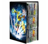 Carpeta de 9 bolsillos para tarjetas, álbum con cubierta de anime, archivador para colección, compatible con Pokémon, YuGiOh, TCG, juegos deportivos, fútbol, almacenamiento para 540 tarjetas 2