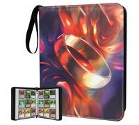 Carpeta de 900 bolsillos para tarjetas MTG/YGO/TCG, bolsa de almacenamiento portátil impermeable con fundas extraíbles, libro de tarjetas para Magic the Gathering Lord of the Rings